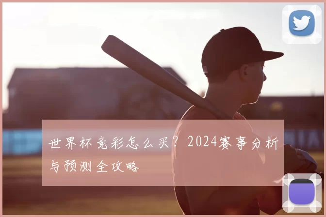 世界杯竞彩怎么买?2024赛事分析与预测全攻略